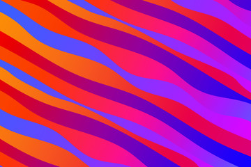 Colorful background with curved lines. Pattern design for banner, poster, flyer, card, cover, brochure