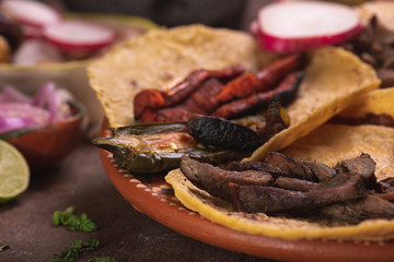 Tacos de Mexico, tacos carne asada, tacos de arrachera, tacos de al pastor, cultura mexicana