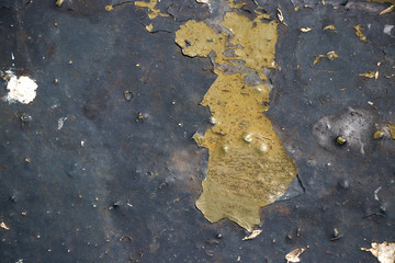 Blue grunge paint chip peel weathered vintage grunge background texture