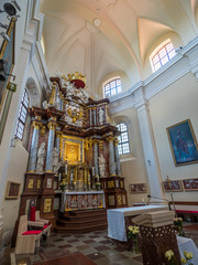 Altar, Basilica of the Visitation of the Blessed Virgin Mary, Trakai, Lithuania