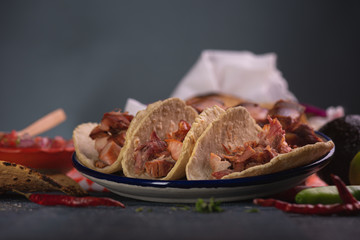 Tacos de Carnitas Mexicanos, cultura mexicana
