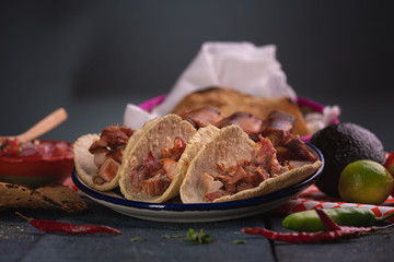 Tacos de Carnitas Mexicanos, cultura mexicana