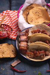 Tacos de Carnitas Mexicanos, cultura mexicana