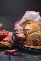 Tacos de Carnitas Mexicanos, cultura mexicana