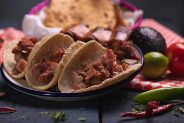 Tacos de Carnitas Mexicanos, cultura mexicana