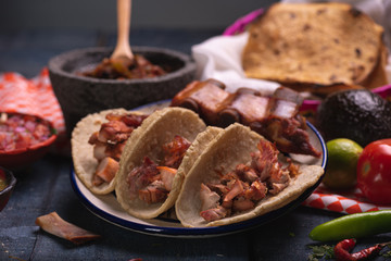 Tacos de Carnitas Mexicanos, cultura mexicana