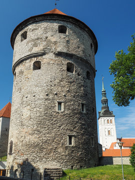 Kick in de Kök (Peek in the Kitchen) Tower, Toompea, Tallinn, Estonia