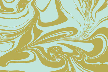 Suminagashi the ancient art of Japanese marbling. Paper marbling or marble waves art. Template for design covers, posters, business cards, presentation, invitation, flyers. Vector.