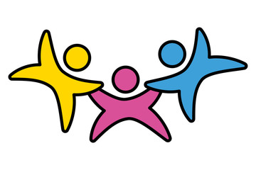 international youth day flat design