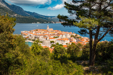 Obraz premium Town of Korcula, Dalmatia, Croatia