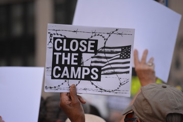 Demonstrations against the crisis a the Southern Border.