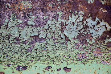 Colourful Cracked grunge dirty weathered ugly vintage surface texture background