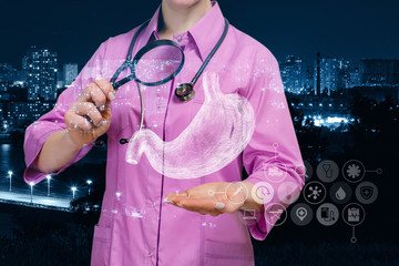 Concept study and diagnosis of stomach.
