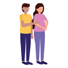 pregnancy and maternity scene flat