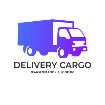 cargo delivery services logo design vector element template