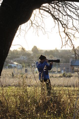men taking a photo