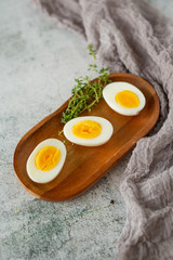 Sliced Boiled Eggs