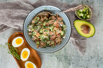 Smoked Salmon Tartare with Dill