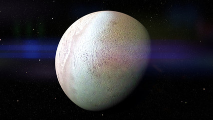 Obraz na płótnie Canvas Triton, moon of planet Neptune 