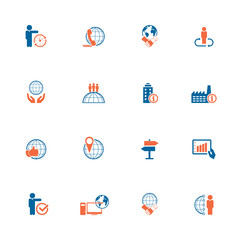 Business icon set