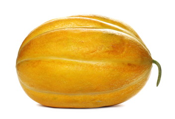 Fresh melon isolated on white background
