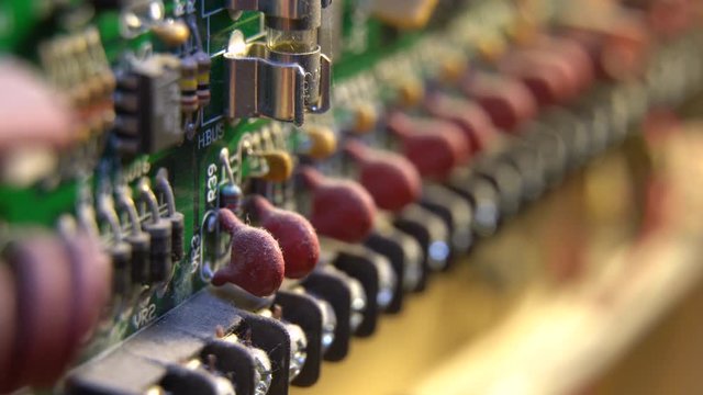 Macro Of Internal Motherboard System for Computer or Alarm