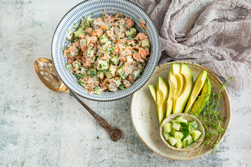 Smoked Salmon Tartare with Dill