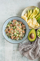 Smoked Salmon Tartare with Dill