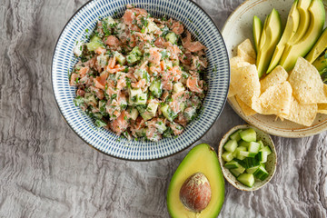 Smoked Salmon Tartare Dip