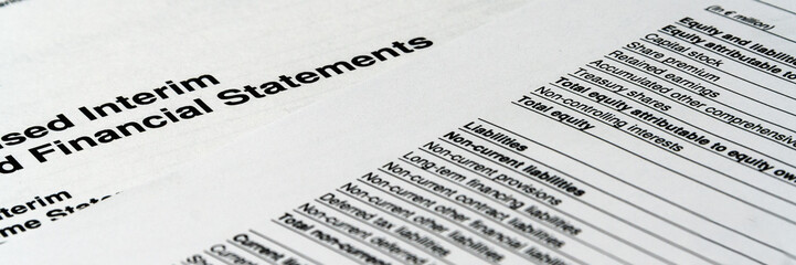 Business composition. Financial analysis - income statement balance