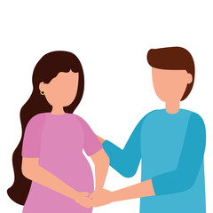 pregnancy and maternity scene flat