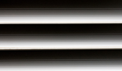 Plastic black and white blinds for backgrounds