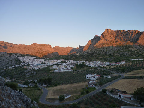 Sunrise on Montejaque, Sierra de Grazalema, Spain
