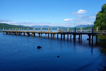 A pier on Lake Windermere.