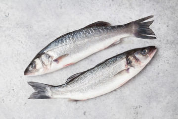 Fresh seafood. Trout fish