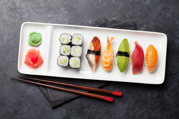 Japanese sushi set