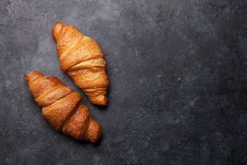 Fresh croissants