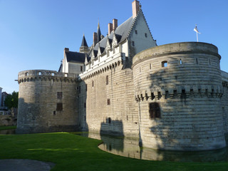 Fototapeta na wymiar Chateau des Ducs de Bretagne, Nantes, France