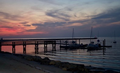 Obraz premium Dennis Yacht Club, Dennisport Massachussets 
