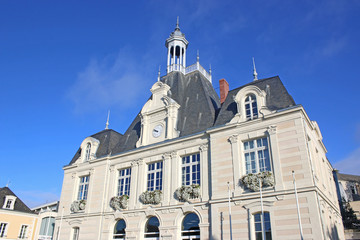 Fototapeta na wymiar town Hall in Segre, France