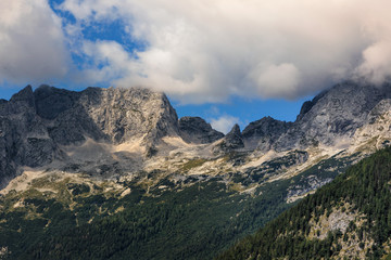Fototapeta premium Unterwegs im Triglav Nationalpark, Slowenien
