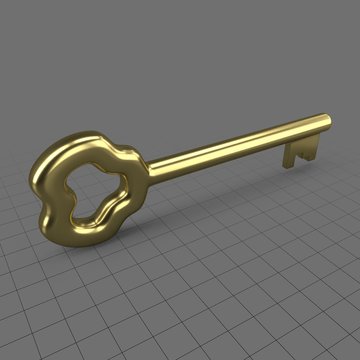 Stylized key