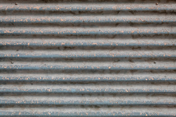 Old Weathered Rusty Horizontally Striped Metal Texture