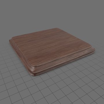 Wooden placemat