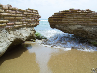 coast of the sea and Anzio beaches Italy 22