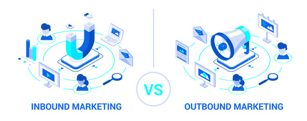 Inbound and outbound marketing