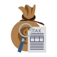 state government tax business cartoon