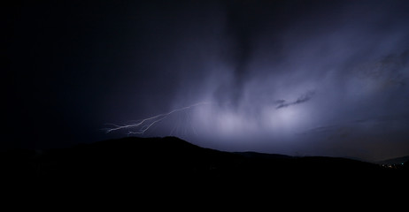 Dangerous Storm Summer Night