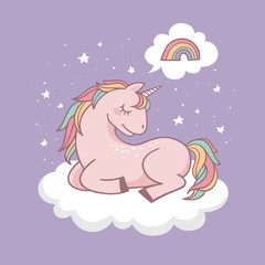 Cute little unicorn.