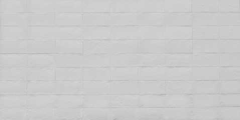 White brick wall background and texture